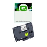 Q-Nomic HSe-221 Cinta termoretráctil negro sobre blanco 9 mm | QNHSE221