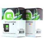 Q-Nomic Pack 901 xl negro + 901 tri-color | QNB-901XL-BC