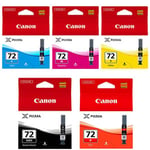 Canon PGI-72 Pack ahorro (MBK/C/M/Y/R) | CANB-PGI-72MBK/C/M/Y/R