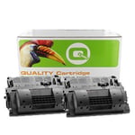 Q-Nomic CE390XD pack de 2 toners negros XL | QNCE390XD