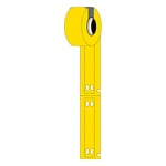 Brady M6-10x60-7598-YL etiquetas de poliuretano amarillas 10 mm x 60 mm | BRAM6-10X60-7598-YL
