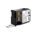 Dymo XTL 1868748 cinta vinilo rojo sobre transparente 24mm | DYM1868748