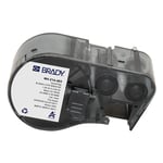 Brady M4-214-483 etiquetas de poliéster negro sobre blanco 50,80 mm x 25,40 mm | BRAM4-214-483