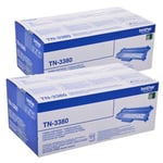 Brother TN3380 Twin Pack | BRB-TN3380BK