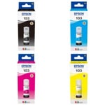 Epson 103 pack 4 botellas de tinta | EPSB-103