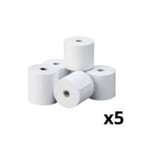 Pack 5x Rollo térmico | 80X80X12 | 39.5M | WHI1327995x5
