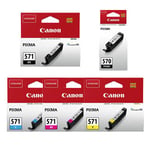 Canon PGI-570 + CLI-571 pack 5 colores | CANB-PGI570CLI571-5