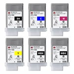 Canon PFI102 Pack 5 Colores (2 x MBK) | CANB-PFI102-2MBK