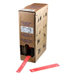 Brady BM-10x60-7643-RD etiquetas de poliuretano rojas 10 mm x 60 mm | BRABM-10X60-7643-RD