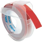 Dymo 014502 cinta de rotular roja 12mm (3M) | DYM014502