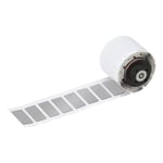 Brady M6-03-7593-SL etiquetas de poliéster plateadas 27 mm x 15 mm | BRAM6-03-7593-SL