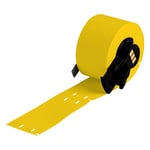 Brady M6-12-109-YL etiquetas de polietileno amarillas 19,05 mm x 76,20 mm | BRAM6-12-109-YL