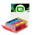 Q-Nomic CLI-571 Multipack 4 Colores CLI-571 (BK/C/M/Y) | QNB-CLI571BCMY
