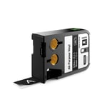 Dymo XTL 1868797 cinta vinilo blanco sobre negro 19mm | DYM1868797