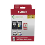 Canon PG-540/CL-541/GP-501 Multipack cartuchos y papel | CANB-PG540CL541PVP_R