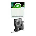 Q-Nomic 2093098 cinta negro sobre blanco 19 mm 10 cintas | QN2093098