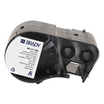 Brady M5-117-499 etiquetas de tejido de nylon negro sobre blanco 12,7 mm x 25,4 mm | BRAM5-117-499