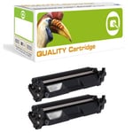 Q-nomic 30X (CF230X) Pack doble toner negro XL | QNB-CF230XBK2X