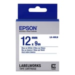 Epson LK-4WLN Cinta azul sobre blanco 12mm (C53S654022) | EPSLK-4WLN