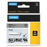 Dymo 1805425 IND Rhino cinta vinilo negro sobre gris 24mm | DYM1805425