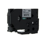 Q-Nomic TZe-S241 cinta súper adhesiva 18mm texto negro sobre blanco (8M) | QNTZe-S241