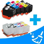 Q-Nomic Pack 202 XL Cartuchos (5 colores) + Limpiadores | QNB-202XL_ink_clean