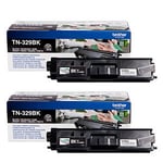 Brother TN329BK pack de 2 toners | BRB-TN329BK