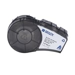 Brady M21-131-499 cinta de tela de nylon negro sobre blanco 25,40 mm x 12,70 mm | BRAM21-131-499