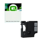 Q-Nomic 45021 (S0720610) cinta plástica blanco sobre negro 12mm | QN45021