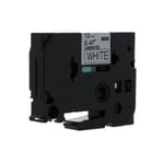 Q-Nomic TZe-233 cinta 12mm texto azul sobre blanco (8M) | QNTZe-233