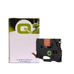Q-Nomic TZe-RW34 cinta dorado sobre rojo vino 12 mm. | QNTZE-RW34