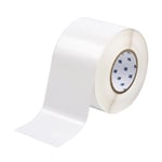 Brady THT-76-422-1 etiqueta poliéster blanco brillante 101,60 x 76,20 mm | BRATHT-76-422-1