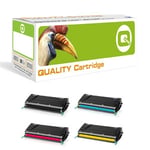 Q-nomic X746H1KG / X748H1CG/MG/YG toner negro + 3 colores XL | QNB-X746H1KG-X748H1