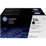 HP 53X (Q7553XD) Pack ahorro 2 toners negros XL | HPQ7553XD