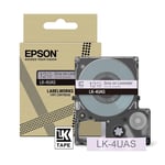 Epson LK-4UAS cinta gris sobre lila 12mm | EPSC53S672107