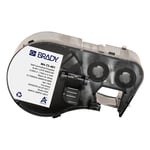 Brady M4-72-461 etiquetas de poliéster laminado negro sobre blanco/transparente 12,7 mm x 44,45 mm x 19,05 mm | BRAM4-72-461