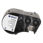 Brady M5-118-499 etiquetas de tejido de nylon negro sobre blanco 25,4 mm x 9,53 mm | BRAM5-118-499