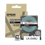 Epson LK-5WBJ cinta mate negro sobre blanco 18mm | EPSC53S672063