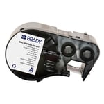 Brady M4C-500-595-RD-WT etiquetas de vinilo blanco sobre rojo 12,70 mm x 7,62 m | BRAM4C-500-595-RD-WT