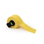 Brady M6-25x75-7643-YL etiquetas de poliuretano amarillas 25 mm x 75 mm | BRAM6-25X75-7643-YL