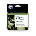 HP 711 (CZ134A) Pack ahorro 3 cartuchos de tinta cian | HPB-CZ134A_R
