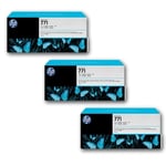 HP 771 Cartucho de tinta gris claro,775ml 3-pack | HPCR257A