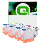 Q-Nomic Pack 378XL 4 cartuchos de tinta (Negro + 3 colores) | QNB-378XL