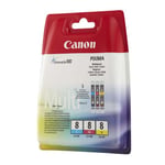 Canon Pack cartuchos CLI-8 3 colores (C/M/Y) | CANB-CLI8CMY_R