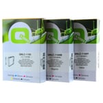 Q-Nomic LC1100 Pack 3 colores (CMY) | QNB-LC1100RBWBP