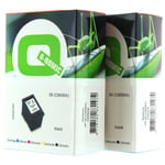 Q-Nomic 2 pack (C9502A) tinta cartuchos negro | QNB-C9502A