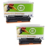 Q-Nomic 410X Pack 2x toner (CF410XD) negro XL | QNB-410X