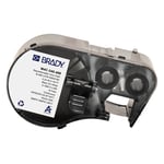 Brady M4C-240-498 etiquetas de tela vinílica negro sobre blanco 6,1 mm x 4,88 m | BRAM4C-240-498