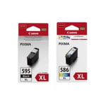 Canon PG-595XL / CL-586XL Pack cartuchos de tinta | CANB-PG595XLCL586XL