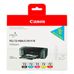 Canon PGI-72 Pack ahorro (MBK/C/M/Y/R) | CANB-PGI-72MBKCMYR_R
